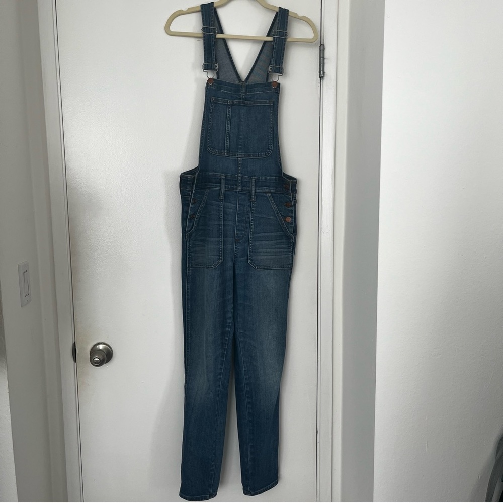 Madewell Skinny Leg Overalls SZ M